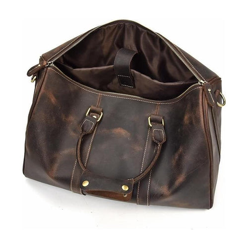 Load image into Gallery viewer, The Brandt Weekender | Exquisite Small Leather Duffle Bag
