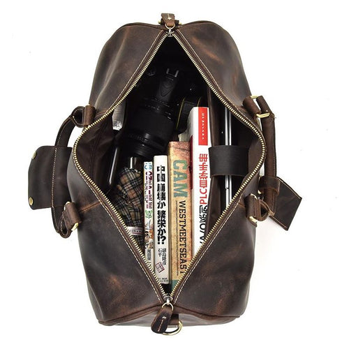 Load image into Gallery viewer, The Brandt Weekender | Exquisite Small Leather Duffle Bag
