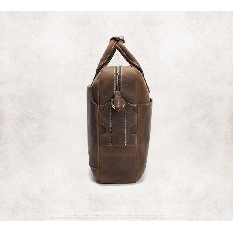 The Welch Briefcase | Vintage Leather Messenger Bag