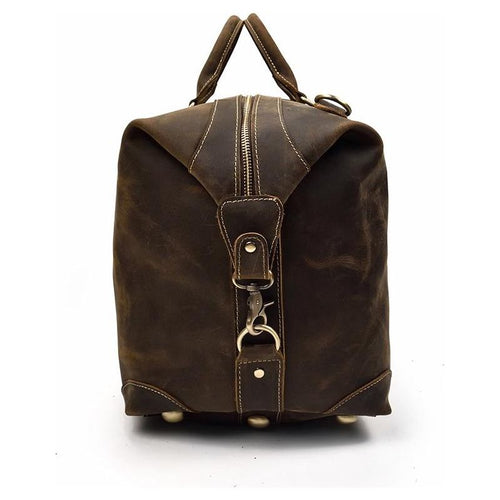 Load image into Gallery viewer, Eira Duffle Bag | Vintage Leather Weekender: The Pinnacle of Elegance
