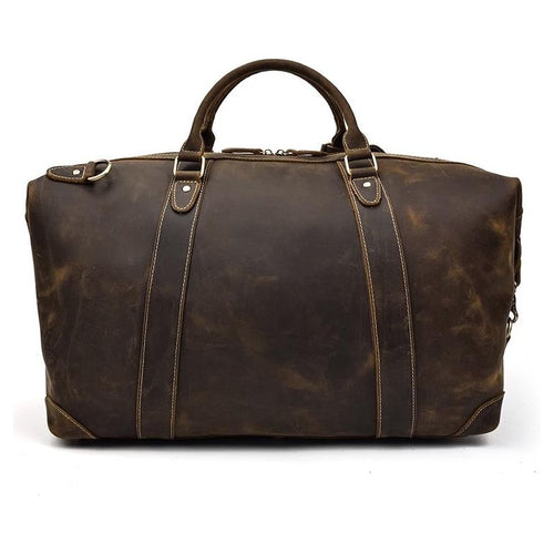 Load image into Gallery viewer, Eira Duffle Bag | Vintage Leather Weekender: The Pinnacle of Elegance
