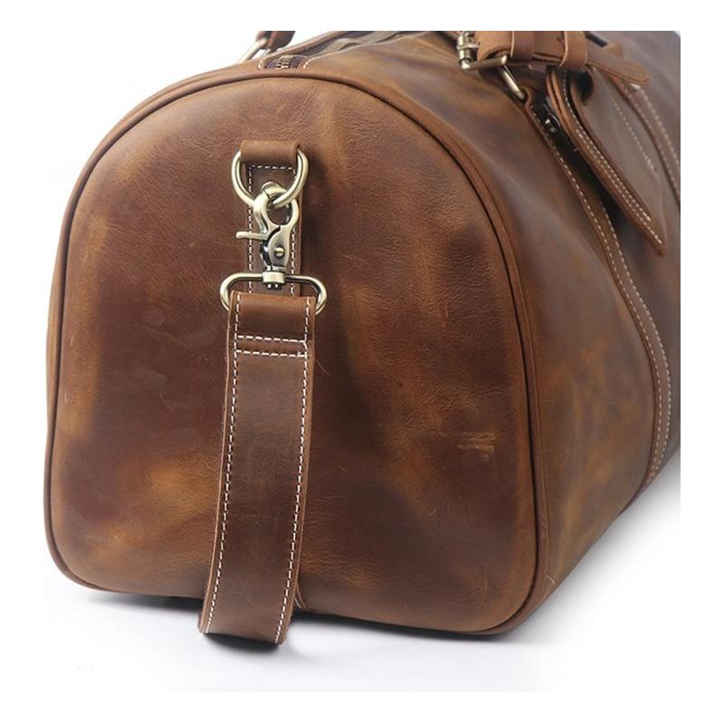 The Dagny Weekender | Large Leather Duffle Bag