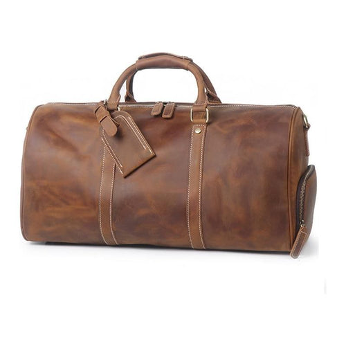 Load image into Gallery viewer, Dagny Weekender | Exquisite Large Leather Duffle Bag
