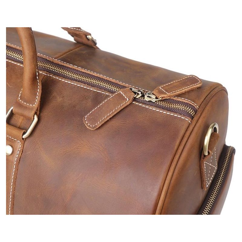 The Dagny Weekender | Large Leather Duffle Bag