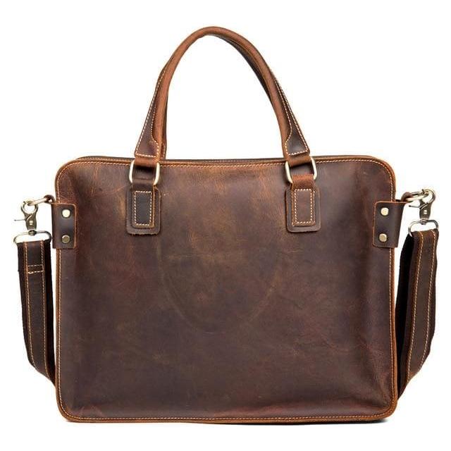 The Viggo Briefcase - Genuine Leather Messenger Bag