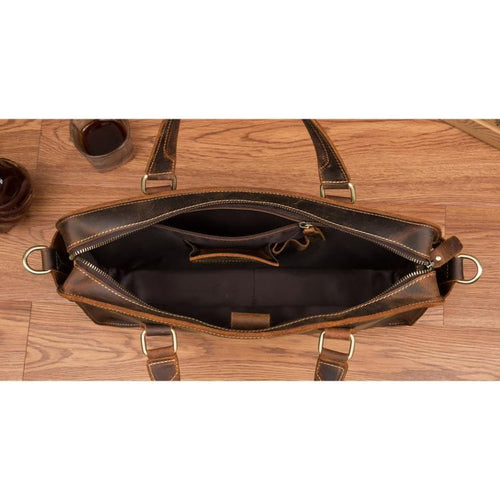 Load image into Gallery viewer, The Viggo Briefcase | Genuine Leather Messenger Bag
