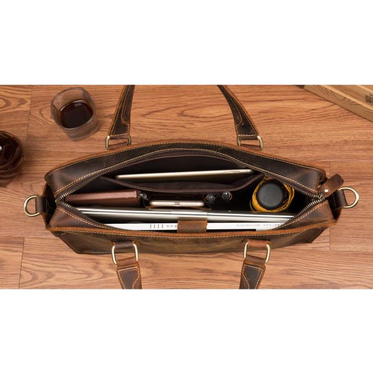 The Viggo Briefcase - Genuine Leather Messenger Bag