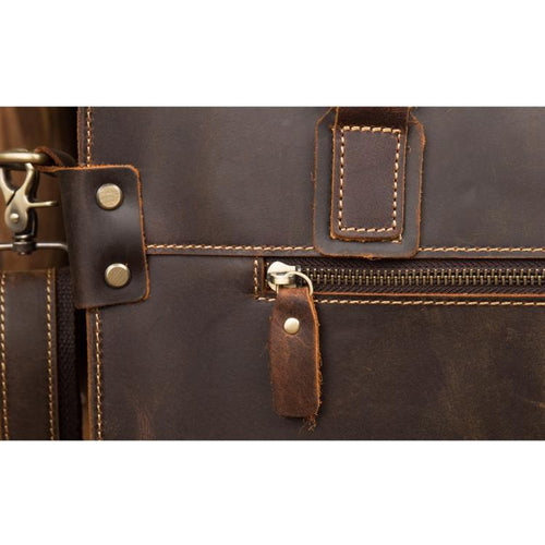 Load image into Gallery viewer, The Viggo Briefcase - Genuine Leather Messenger Bag
