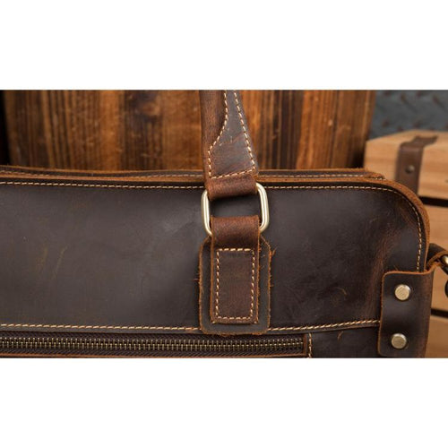 Load image into Gallery viewer, The Viggo Briefcase | Genuine Leather Messenger Bag
