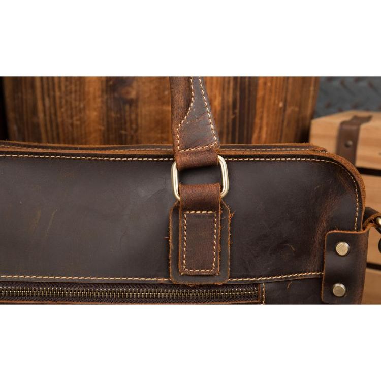 The Viggo Briefcase | Genuine Leather Messenger Bag