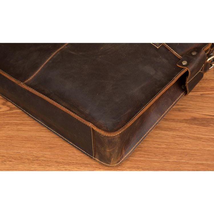 The Viggo Briefcase | Genuine Leather Messenger Bag