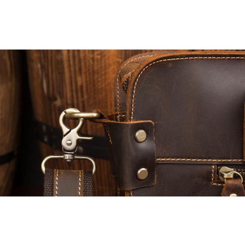 Load image into Gallery viewer, The Viggo Briefcase | Genuine Leather Messenger Bag
