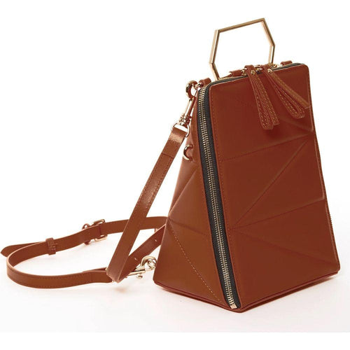 Load image into Gallery viewer, SUSU The Heidi Brown Leather Backpack Purse
