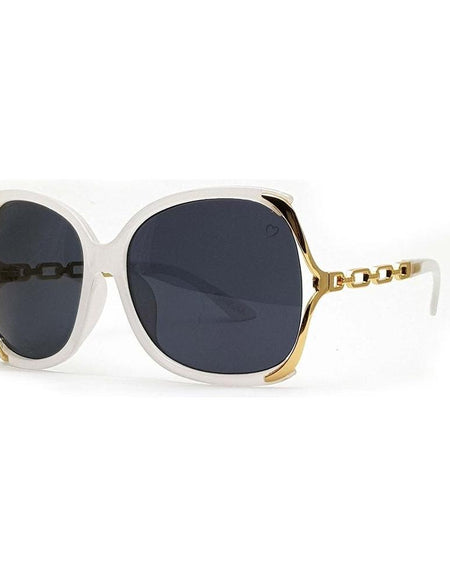 Ruby Rocks 'Cherry' Oversized Sunglasses In Crystal