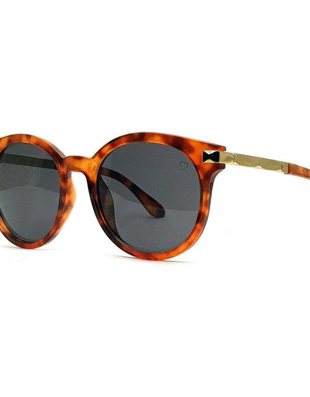 Ruby Rocks 'Chloe Tegan' Round Sunglasses In Tortoiseshell