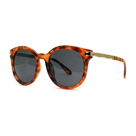 Ruby Rocks 'Chloe Tegan' Round Sunglasses In Tortoiseshell