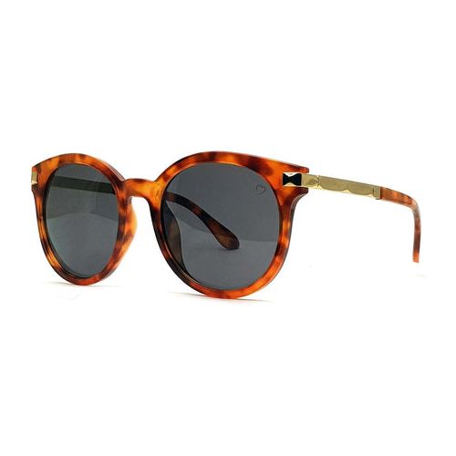 Ruby Rocks 'Chloe Tegan' Round Sunglasses In Tortoiseshell