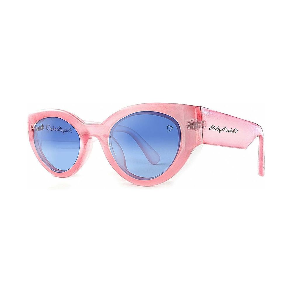 Ruby Rocks Chunky 'Zante' Cateye Sunglasses in Pink