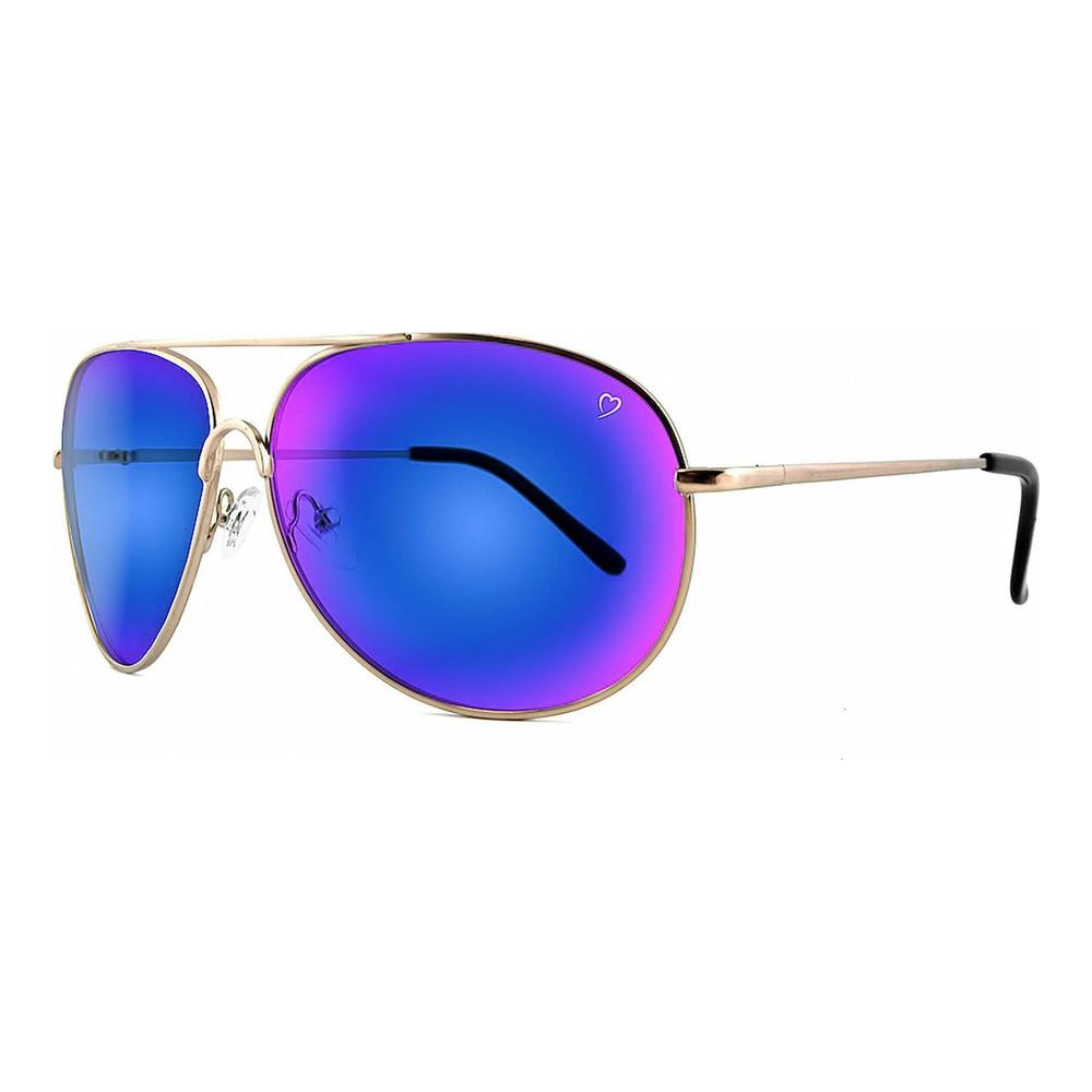 Ruby Rocks Classic 'Casablanca' Aviator Sunglasses in shiny Gold