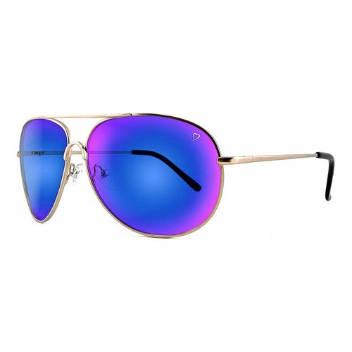 Ruby Rocks Classic 'Casablanca' Aviator Sunglasses in shiny Gold