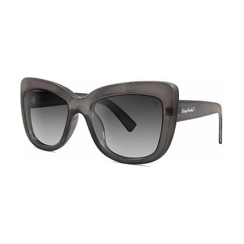 Load image into Gallery viewer, Ruby Rocks Crystal &#39;Cannes&#39; Grey Angled Cateye Sunglasses RR29-2
