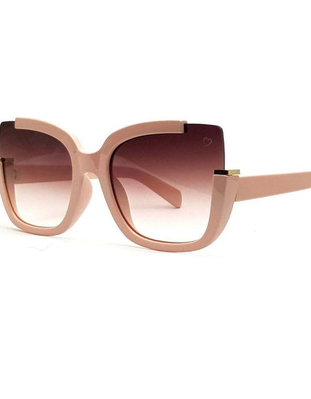 Ruby Rocks 'Elizabeth' Square Sunglasses In Pink