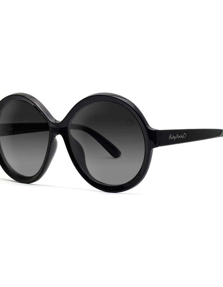 Ruby Rocks 'Jessica Elsie' Round Sunglasses In Black