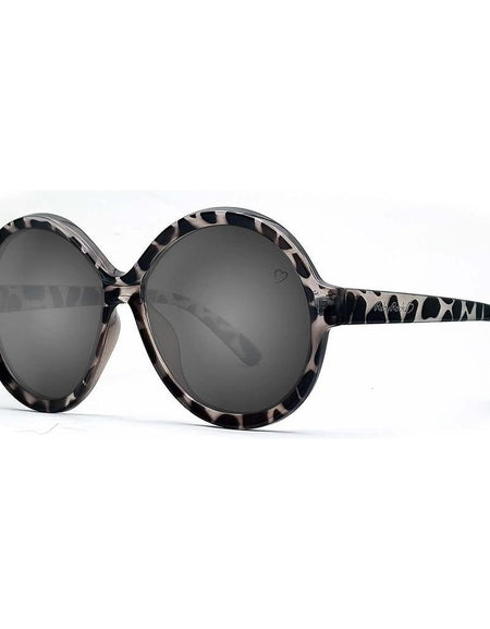 Ruby Rocks 'Jessica Elsie' Round Sunglasses In Grey Tort