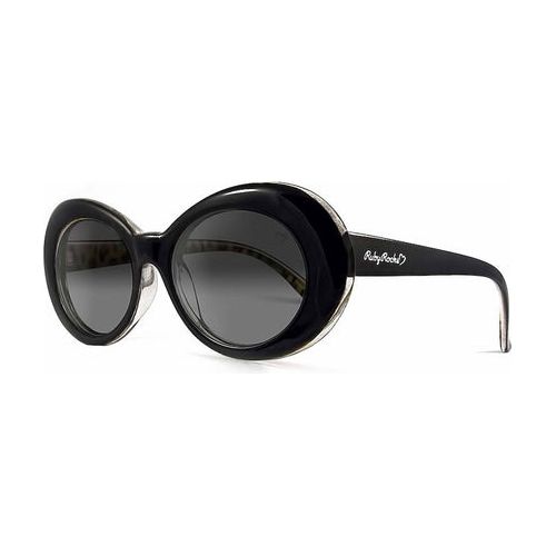 Ruby Rocks Ladies 'Antigua' Oval Sunglasses In Black