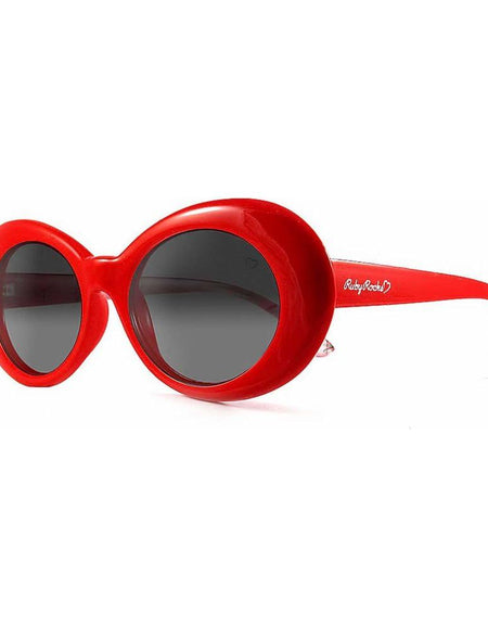 Ruby Rocks Ladies 'Antigua' Oval Sunglasses In Red