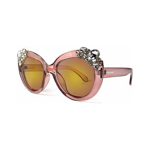 Load image into Gallery viewer, Ruby Rocks Ladies &#39;Dubai&#39; Gem Detail Sunglasses In Crystal Pink
