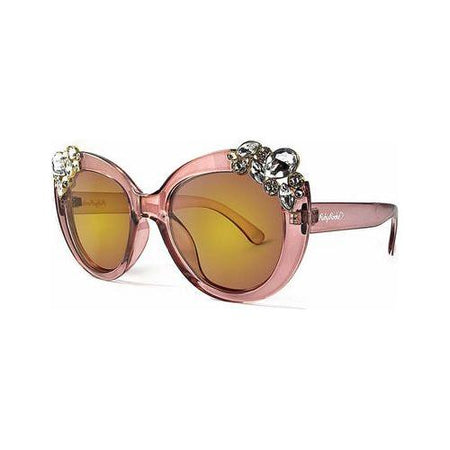 Ruby Rocks Ladies 'Dubai' Gem Detail Sunglasses In Crystal Pink