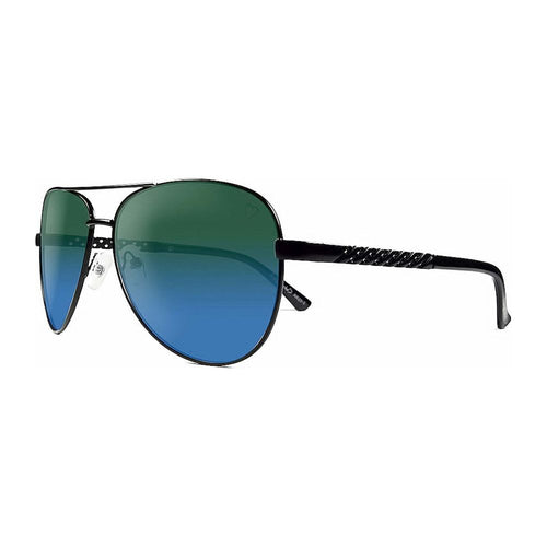 Load image into Gallery viewer, Ruby Rocks Metal &#39;Dominica&#39; Aviator Sunglasses With Embossed Temple in
