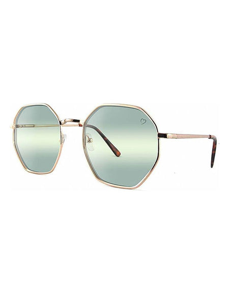 Ruby Rocks Metal 'Mustique' Angular Frame Sunglasses