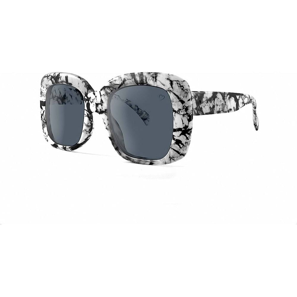 Ruby Rocks Oversized 'Montserrat' Square Sunglasses in Marble