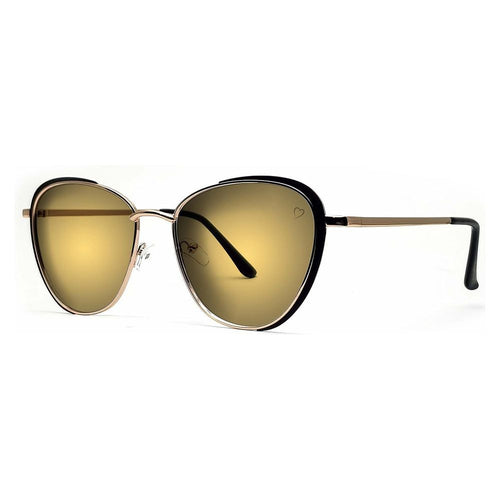 Load image into Gallery viewer, Ruby Rocks &#39;Sam Jo&#39; Cateye Sunglasses In Gold
