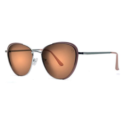 Ruby Rocks 'Sam Jo' Cateye Sunglasses In Silver