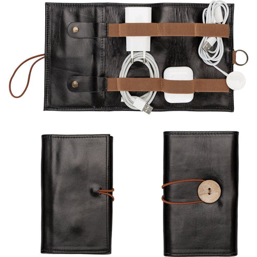 Load image into Gallery viewer, Salida Travel Pouch and Premium Leather Cable Organizer-0
