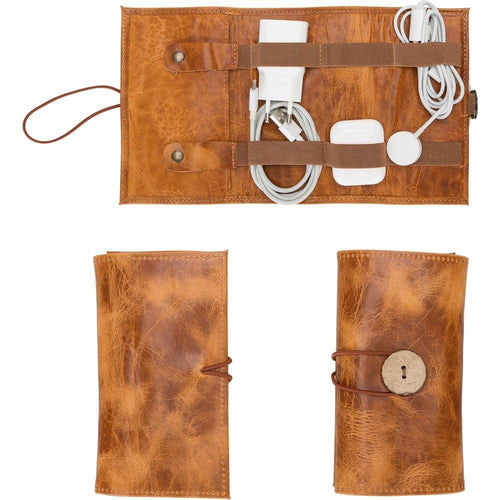 Load image into Gallery viewer, Salida Travel Pouch and Premium Leather Cable Organizer-24
