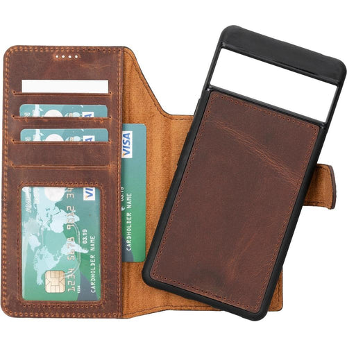 Load image into Gallery viewer, Sheridan Detachable Leather Google Pixel 8 Pro Wallet Case-8
