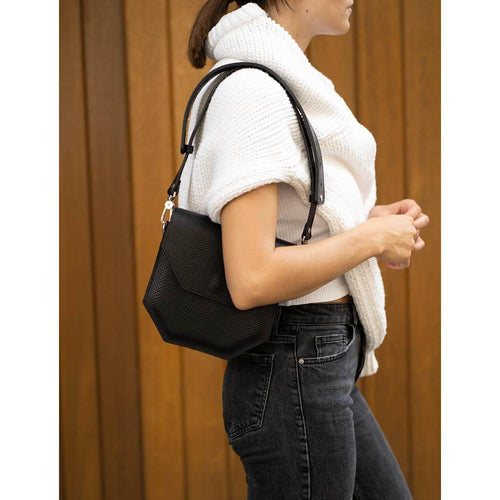 Load image into Gallery viewer, Hypatia Embossed Snake Print Purse
