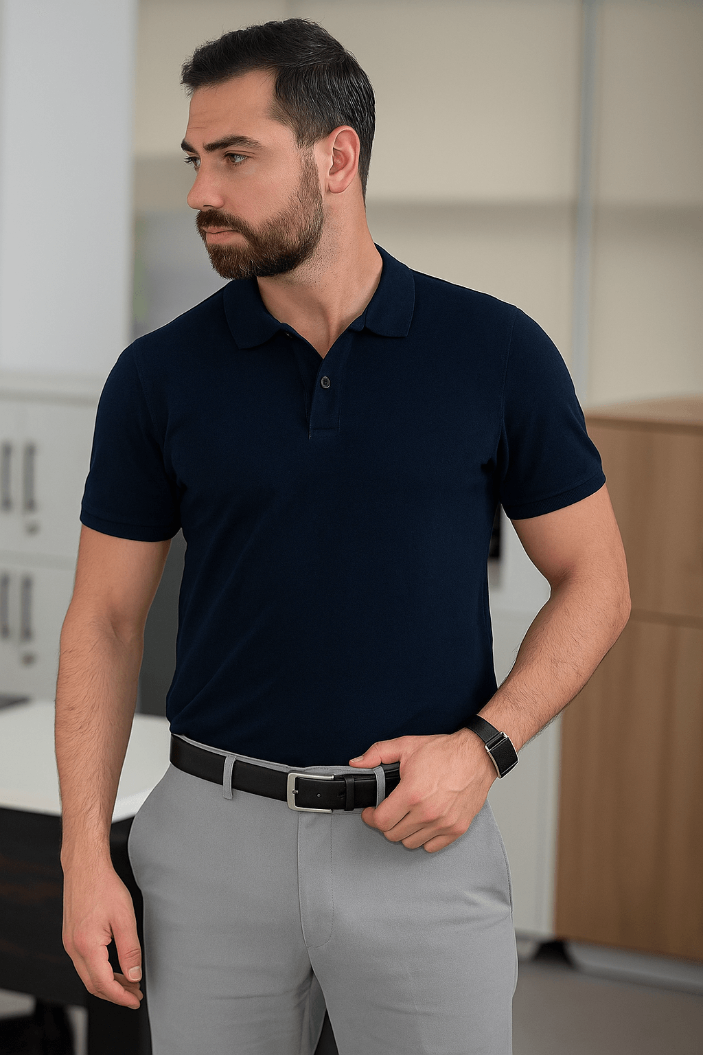 Sport Man Leather Men's Belt-2