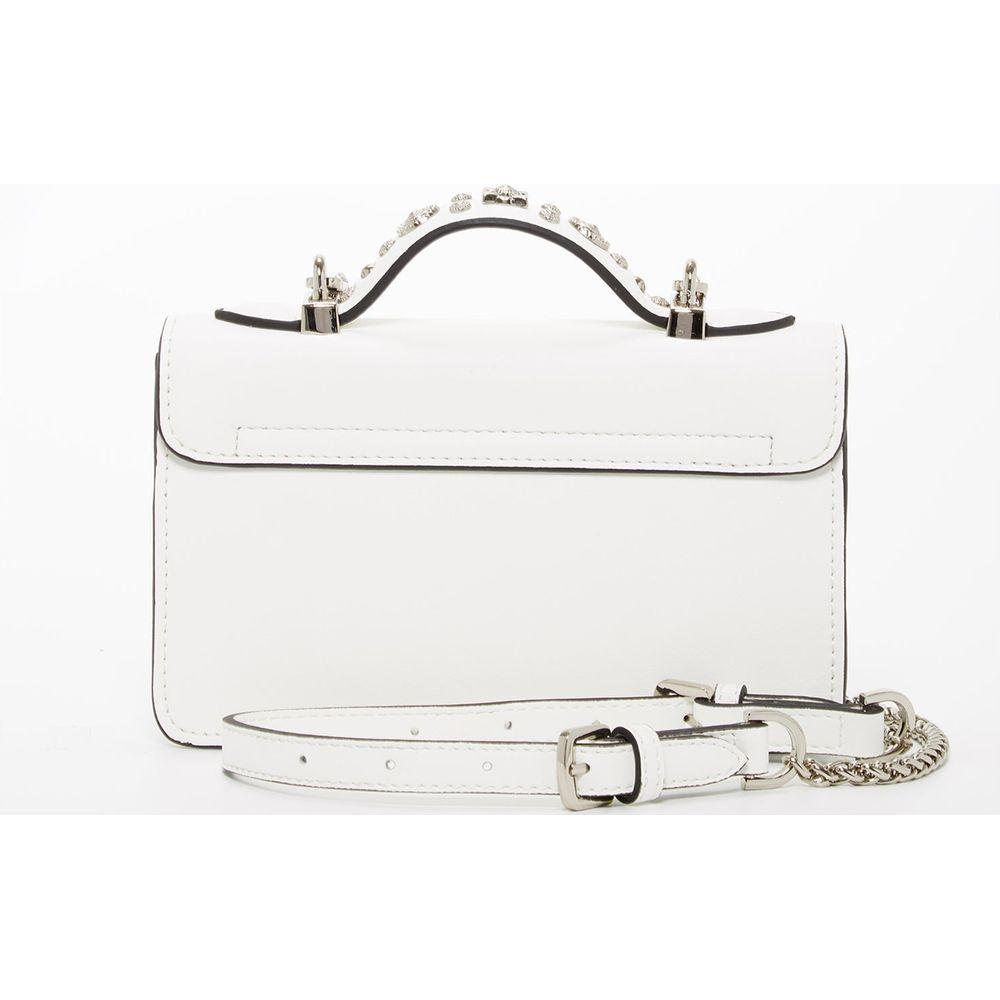 SUSU The Hollywood White Leather Crossbody Bag - A Dazzling Accessory for the Modern Woman