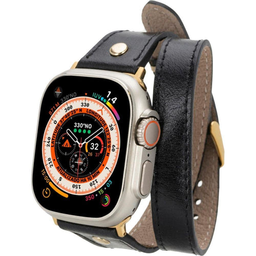 Load image into Gallery viewer, Syracuse Double Tour Leather Bands for Apple Watch 9, Ultra 2 and SE-4
