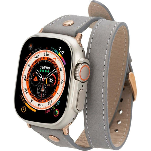 Load image into Gallery viewer, Syracuse Double Tour Leather Bands for Apple Watch 9, Ultra 2 and SE-12
