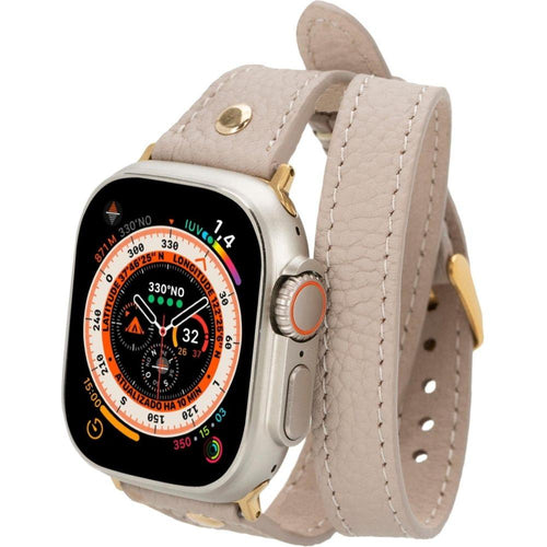 Load image into Gallery viewer, Syracuse Double Tour Leather Bands for Apple Watch 9, Ultra 2 and SE-28
