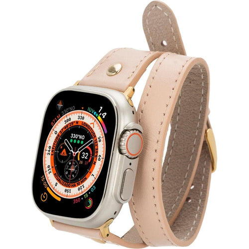 Load image into Gallery viewer, Syracuse Double Tour Leather Bands for Apple Watch 9, Ultra 2 and SE-20
