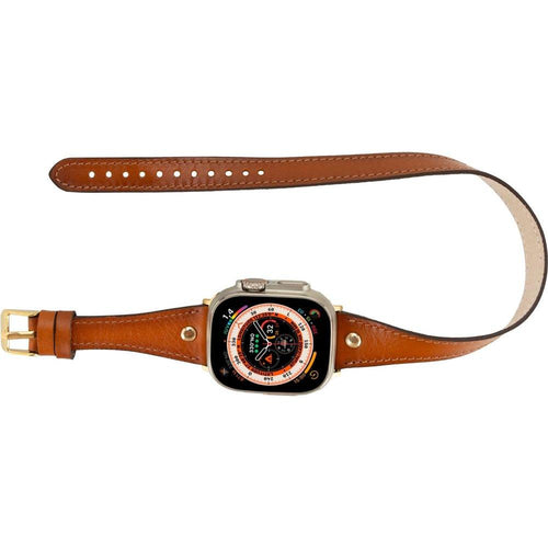 Load image into Gallery viewer, Syracuse Double Tour Leather Bands for Apple Watch 9, Ultra 2 and SE-2
