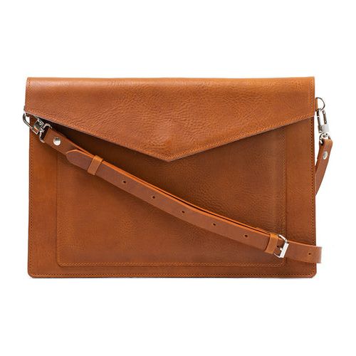 Load image into Gallery viewer, Geometric Goods MacBook Leather Sleeve with Zipper Pocket
