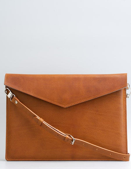Leather Bag with adjustable strap for MacBook